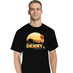 Shirts T-Shirts, Tall / Large / Black Welcome To Derry