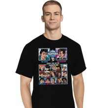 Load image into Gallery viewer, Daily_Deal_Shirts T-Shirts, Tall / Large / Black Time Fighters 10th vs 11th