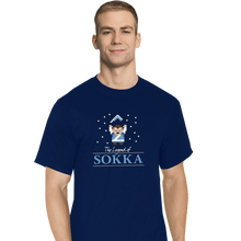 Load image into Gallery viewer, Shirts T-Shirts, Tall / Large / Navy The Legend Of Sokka