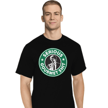 Load image into Gallery viewer, Shirts T-Shirts, Tall / Large / Black Serious Gourmet Coffee
