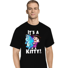 Load image into Gallery viewer, Shirts T-Shirts, Tall / Large / Black It's a Kitty