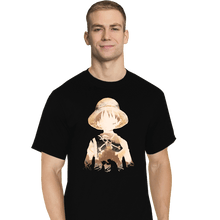 Load image into Gallery viewer, Secret_Shirts T-Shirts, Tall / Large / Black Straw Hat