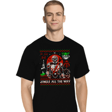 Load image into Gallery viewer, Secret_Shirts T-Shirts, Tall / Large / Black Jingle All The Way
