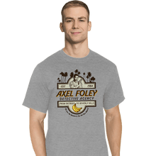 Load image into Gallery viewer, Daily_Deal_Shirts T-Shirts, Tall / Large / Sports Grey Axel Foley Detective Agency