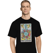 Load image into Gallery viewer, Shirts T-Shirts, Tall / Large / Black Wheel of Fortune