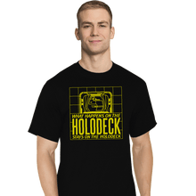 Load image into Gallery viewer, Secret_Shirts T-Shirts, Tall / Large / Black What Happens On The Holodeck