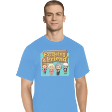 Load image into Gallery viewer, Shirts T-Shirts, Tall / Large / Royal blue Thank You For Being A Friend