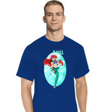 Load image into Gallery viewer, Secret_Shirts T-Shirts, Tall / Large / Royal Blue Sailor Ariel