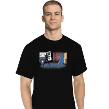 Load image into Gallery viewer, Shirts T-Shirts, Tall / Large / Black Into the Bat-Verse