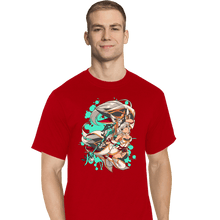 Load image into Gallery viewer, Daily_Deal_Shirts T-Shirts, Tall / Large / Red Water Blade