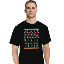 Load image into Gallery viewer, Shirts T-Shirts, Tall / Large / Black Merry Christmas Uncle Scrooge
