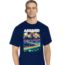 Load image into Gallery viewer, Shirts T-Shirts, Tall / Large / Navy Visit Asgard
