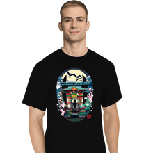 Load image into Gallery viewer, Daily_Deal_Shirts T-Shirts, Tall / Large / Black Spirited Journey