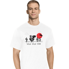 Load image into Gallery viewer, Shirts T-Shirts, Tall / Large / White Wild Wild Web