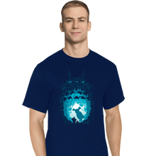 Load image into Gallery viewer, Shirts T-Shirts, Tall / Large / Navy Forest Spirits