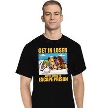 Load image into Gallery viewer, Daily_Deal_Shirts T-Shirts, Tall / Large / Black Prison Escape