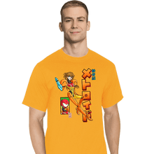 Load image into Gallery viewer, Daily_Deal_Shirts T-Shirts, Tall / Large / White Neon Genesis Metroid