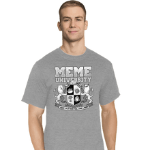 Load image into Gallery viewer, Secret_Shirts T-Shirts, Tall / Large / Sports Grey Meme University