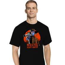 Load image into Gallery viewer, Daily_Deal_Shirts T-Shirts, Tall / Large / Black Red Eyes Bounty Hunter