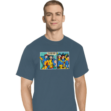 Load image into Gallery viewer, Shirts T-Shirts, Tall / Large / Indigo Blue Clueless Scotty