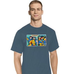 Shirts T-Shirts, Tall / Large / Indigo Blue Clueless Scotty
