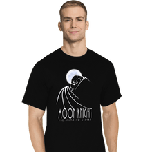 Load image into Gallery viewer, Secret_Shirts T-Shirts, Tall / Large / Black Moon Knight The Animated Series