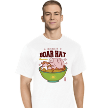 Load image into Gallery viewer, Shirts T-Shirts, Tall / Large / White Boar Hat Ramen
