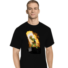 Load image into Gallery viewer, Secret_Shirts T-Shirts, Tall / Large / Black Last Slice Of Pizza