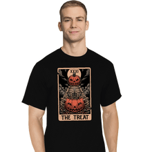 Load image into Gallery viewer, Daily_Deal_Shirts T-Shirts, Tall / Large / Black Halloween Tarot Treat