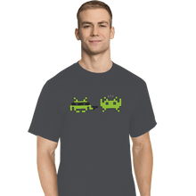 Load image into Gallery viewer, Secret_Shirts T-Shirts, Tall / Large / Charcoal Space Robber