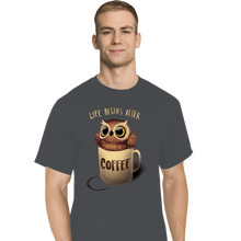 Load image into Gallery viewer, Shirts T-Shirts, Tall / Large / Charcoal Night Owl