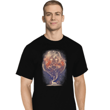 Load image into Gallery viewer, Shirts T-Shirts, Tall / Large / Black Starry Lost King
