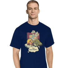 Load image into Gallery viewer, Shirts T-Shirts, Tall / Large / Navy Hero Of Nap