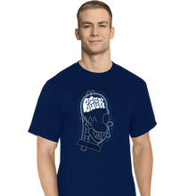 Load image into Gallery viewer, Shirts T-Shirts, Tall / Large / Navy Beer Brain
