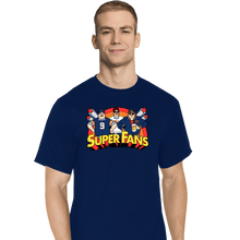 Load image into Gallery viewer, Daily_Deal_Shirts T-Shirts, Tall / Large / Navy Da Super Fans
