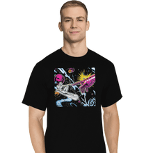 Load image into Gallery viewer, Shirts T-Shirts, Tall / Large / Black Creation Of Silver Surfer