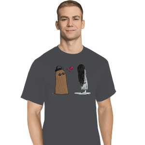 Shirts T-Shirts, Tall / Large / Charcoal Hairy Love