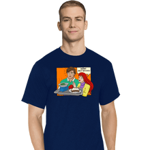 Load image into Gallery viewer, Daily_Deal_Shirts T-Shirts, Tall / Large / Navy Great Reflexes