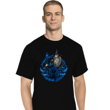 Load image into Gallery viewer, Daily_Deal_Shirts T-Shirts, Tall / Large / Black The Gray Wizard
