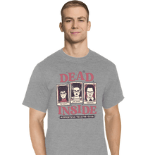 Load image into Gallery viewer, Daily_Deal_Shirts T-Shirts, Tall / Large / Sports Grey Dead Inside Misfortune Telling Club