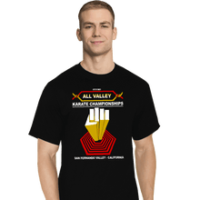 Load image into Gallery viewer, Daily_Deal_Shirts T-Shirts, Tall / Large / Black All Valley Karate