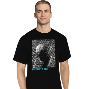 Daily_Deal_Shirts T-Shirts, Tall / Large / Black Like Tears In Rain