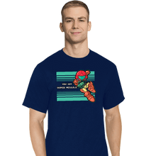 Load image into Gallery viewer, Daily_Deal_Shirts T-Shirts, Tall / Large / Navy Mega Missile!