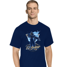 Load image into Gallery viewer, Shirts T-Shirts, Tall / Large / Navy Retro Ex-Soldier