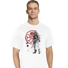 Load image into Gallery viewer, Shirts T-Shirts, Tall / Large / White Winter Soldier Sumi-e