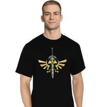 Load image into Gallery viewer, Daily_Deal_Shirts T-Shirts, Tall / Large / Black A Master Sword