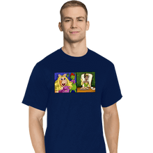 Load image into Gallery viewer, Shirts T-Shirts, Tall / Large / Navy Jealous Piggy