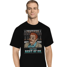 Load image into Gallery viewer, Shirts T-Shirts, Tall / Large / Black Festivus For The Rest Of Us