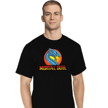 Load image into Gallery viewer, Daily_Deal_Shirts T-Shirts, Tall / Large / Black Mortal Duel