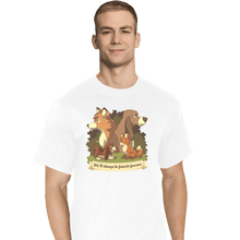 Load image into Gallery viewer, Shirts T-Shirts, Tall / Large / White Forever Is A Long Time
